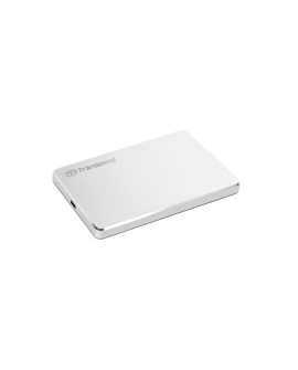 Transcend StoreJet 25C3S zewnętrzny dysk twarde 2 TB 2.5" USB Type-C 3.2 Gen 1 (3.1 Gen 1) Srebrny