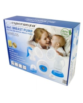 Laktator elektryczny/ręczny Esperanza GEMELOS ECM003B (150 ml)