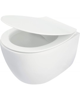 Miska WC z deską bezkołnierzowa