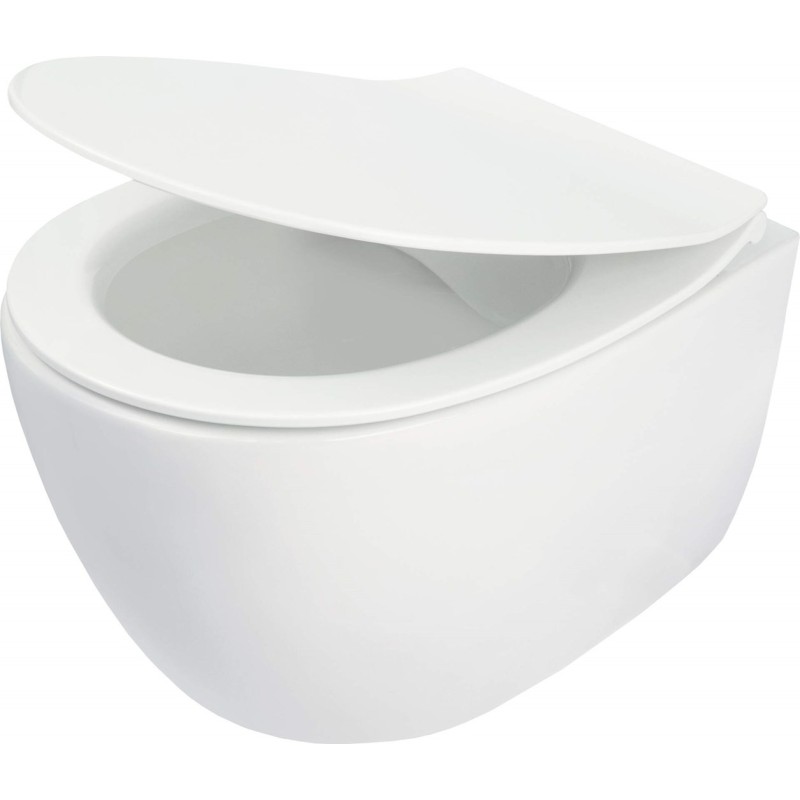 Miska WC z deską bezkołnierzowa