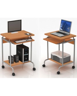 TECHLY BIURKO KOMPUTEROWE MAŁE 600X450 NA KÓŁKACH