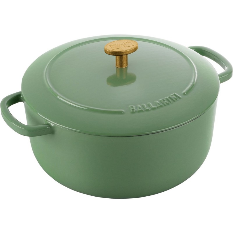 Garnek żeliwny okrągły Ballarini Bellamonte - 3 ltr, Zielony