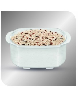 Tefal Convenient Series Deluxe VC502D szybkowar parowy 3 kosz. Blat 900 W Stal nierdzewna, Biały