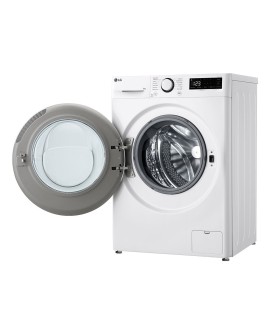 Pralka LG F2WR508S0W, klasa A, Ładowność 8 kg, Głębokość 47.5 cm, 1200 RPM, Biała