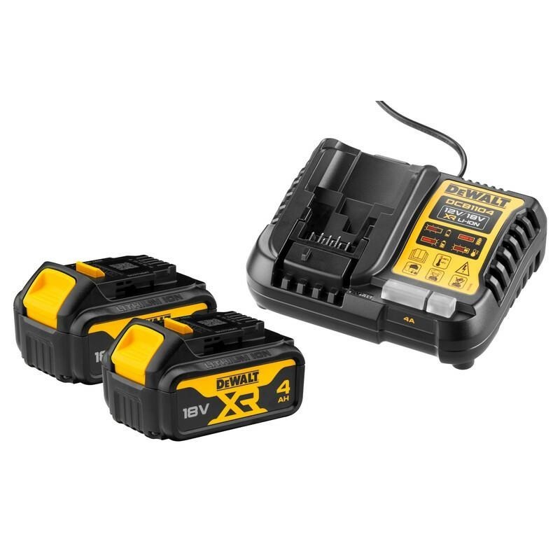 DEWALT.ŁADOWARKA DCB1104 +2x4,0Ah DCB1104M2