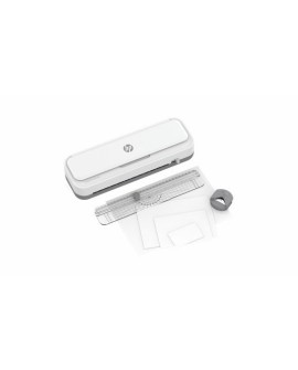 HP ONELAM Laminator 400 A4, na zimno/ciepło, zintegrowany trymer, zaokrąglacz rogów, prędkość 40cm/min + 15 folii: 3xA4, 4xA5,