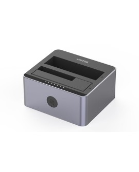 Stacja dokująca dla dysków pamięci masowej - Unitek (Y-3026GY01-EU) 2x SATA III 2.5"/3.5" USB 3.0 5Gbps