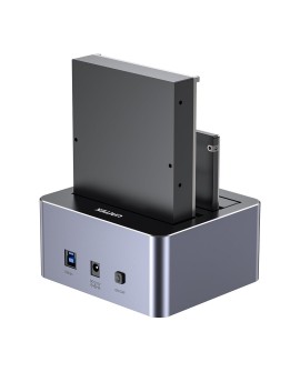 Stacja dokująca dla dysków pamięci masowej - Unitek (Y-3026GY01-EU) 2x SATA III 2.5"/3.5" USB 3.0 5Gbps