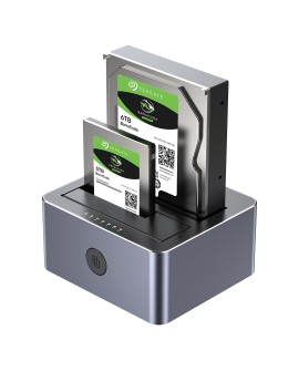 Stacja dokująca dla dysków pamięci masowej - Unitek (Y-3026GY01-EU) 2x SATA III 2.5"/3.5" USB 3.0 5Gbps