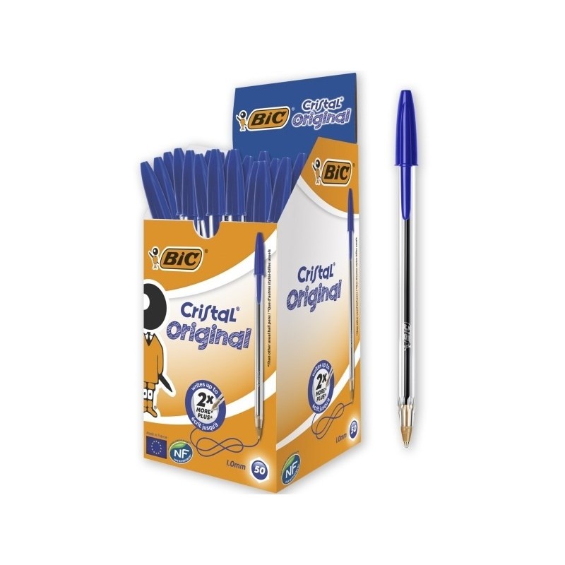 D?ugopis Cristal Original niebieski (50szt) BIC