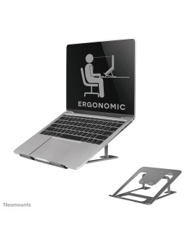 Neomounts NSLS085GREY stojak na laptop Podstawka na notebooka Szary 43,2 cm (17")