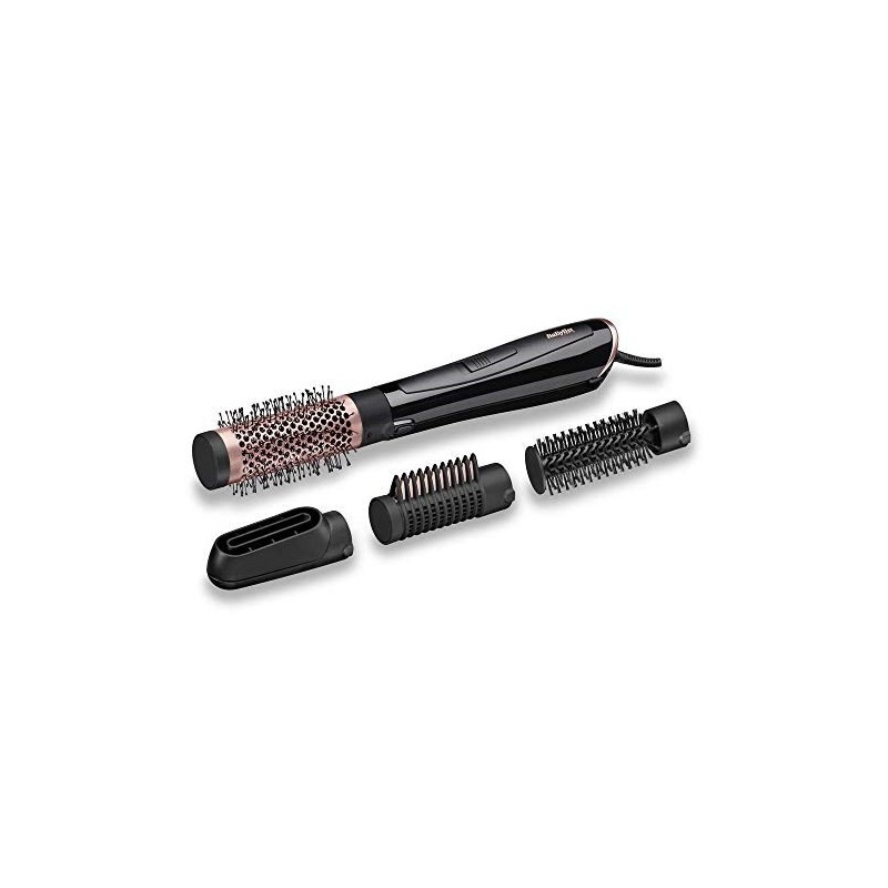 BaByliss Perfect Finish Szczotka z gorącym powietrzem Ciepły Czarny 1000 W 2,2 m