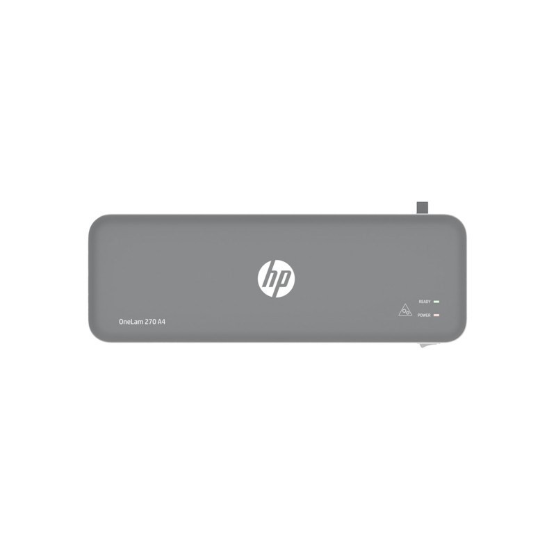 HP Laminator ONELAM 270, A4, na gorąco + 5 folii: A4/80 mic, szary