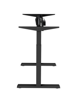 Biurko elektryczne regulacja wys. Ergo Office, max wys 123cm, max - 70 kg, bez blatu do pracy stojąco siedzącej, czarne, ER-403B