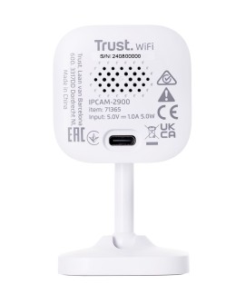 Kamera IP Trust IPCAM-2900 Indoor Wi-Fi White