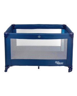PROMEDIX ŁÓŻECZKO TURYSTYCZNE DZIECIĘCE 65X125CM NIEBIESKIE PR-803B