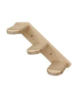 KERBL Drewniana drabinka dla kota, długość 38 cm, z jutą