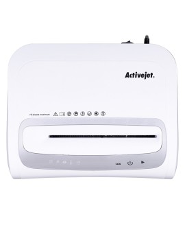 Niszczarka Activejet ASH-1602M, P-5, 28 l, ścinki 2x14 mm, biała