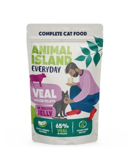 Animal Island NEW JELLY EVERYDAY 12-PACK SASZETKA 12X85g cielęcina w galaretce