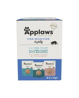 Applaws Cat Pouch Multipack Fish Selection 12x70g