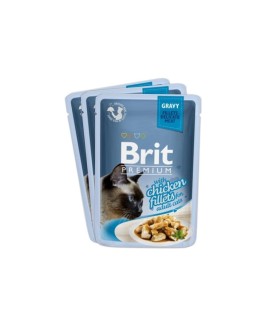 Brit Premium Family Plate dla kotów saszetki w sosie mix smaków 12x85g