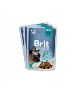 Brit Premium Family Plate dla kotów saszetki w sosie mix smaków 12x85g