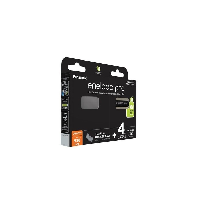 PANASONIC ENELOOP PRO AAA 930mAh 4 szt + box