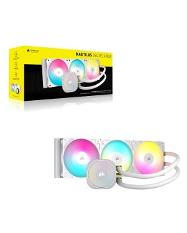 Corsair NAUTILUS 360 RS ARGB Liquid Procesor Chłodnica cieczy all-in-one Biały 1 szt.