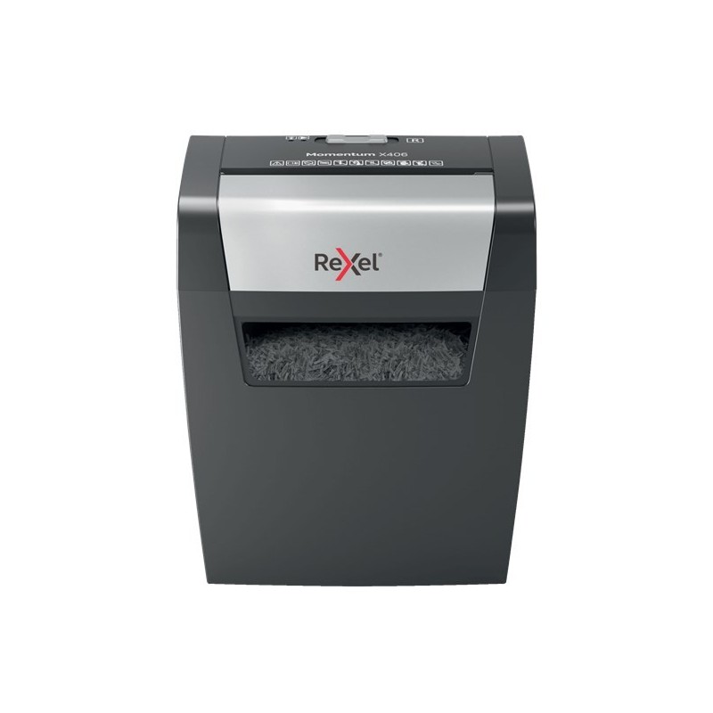 Rexel Niszczarka Momentum X406, 6 kartek, 15 l kosz