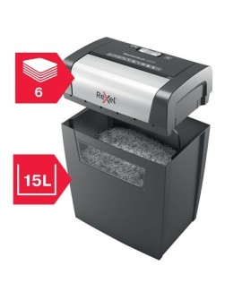 Rexel Niszczarka Momentum X406, 6 kartek, 15 l kosz