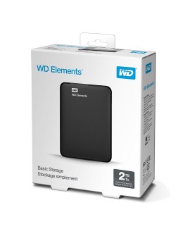 Western Digital WD Elements Portable zewnętrzny dysk twarde 2 TB Czarny