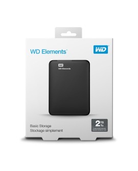 Western Digital WD Elements Portable zewnętrzny dysk twarde 2 TB Czarny