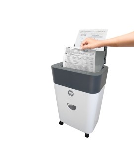 HP Niszczarka ONESHRED Auto 100CC, biało-szara