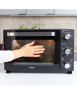 Piekarnik elektryczny z termoobiegiem MPM MPE-14/T czarny