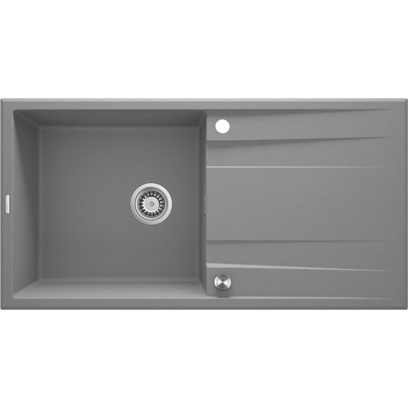 Zlewozmywak granitowy 1-komorowy z ociekaczem ZQE_S713 5907650874225