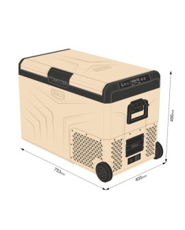 PRZENOŚNA LODÓWKA KOMPRESOROWA TCX50 SAND
