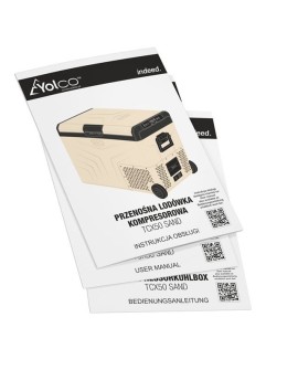 PRZENOŚNA LODÓWKA KOMPRESOROWA TCX50 SAND