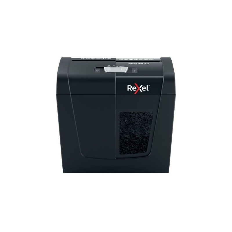 Rexel Niszczarka Secure X6, (P-4), 6 kartek, 10 l kosz