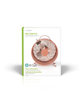 Nedis FNCL10PK20 wiatrak domowy Różowy