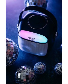 Adler AD 1199 black Głośnik do karaoke z mikrofonem - SD/USB/AUX/Bluetooth