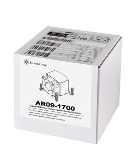 Silverstone SST-AR09-1700 system chłodzenia komputerów Procesor Chłodnica powietrza 6 cm Czarny, Szary 1 szt.
