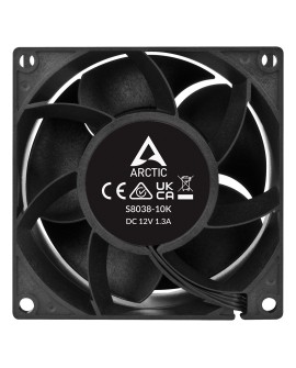ARCTIC S8038-10K Procesor Wentylator 8 cm Czarny 4 szt.