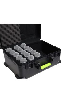 Shure SH-MICCASE15 - Plastikowa walizka z zatrzaskami na Mikrofony (15)