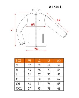 NEO tools 81-500-L bluza/bluza z kapturem