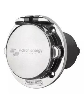 Victron Energy Power Inlet Stainless with Cover 16A/250Vac (2p3W)