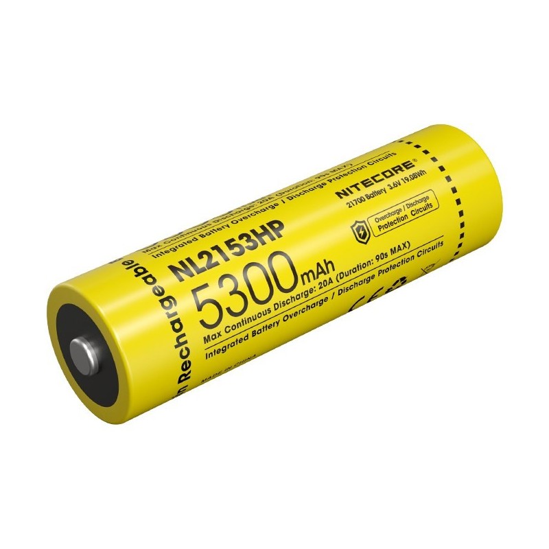 Akumulator Nitecore NL2153HP 21700 5300mAh LI-ION 3,6V