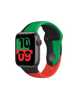 Pasek Apple Sport Belt Black Unity, do zegarka 40mm M/L