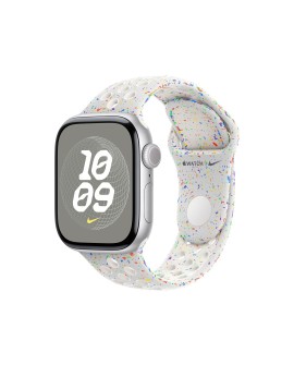 Opaska sportowa Nike do Apple Watch 40 mm Pure Platinum (S/M)