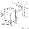 Zmywarka do zabudowy BOSCH SMU2HVS02E