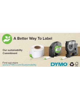 DYMO D1 - Durable Etykiety -Czarno na białym - 12mm x 5.5m